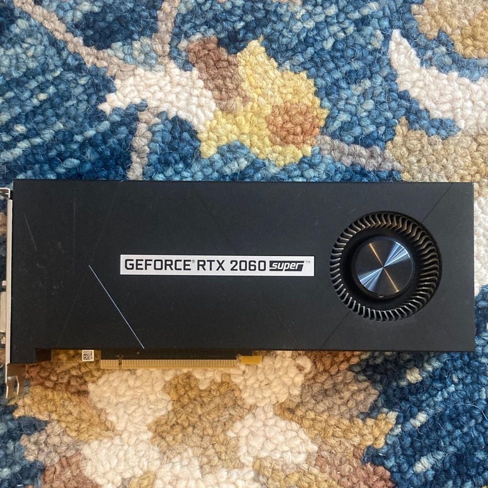 NVIDIA GeForce RTX 2060 Super - Black and Silver